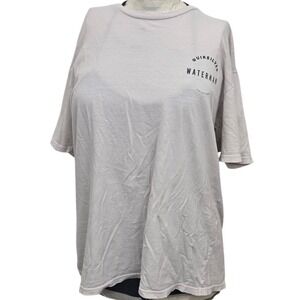 Quiksilver Waterman Collection T Shirt Mens L Fish Graphic Fishing Surf Beach